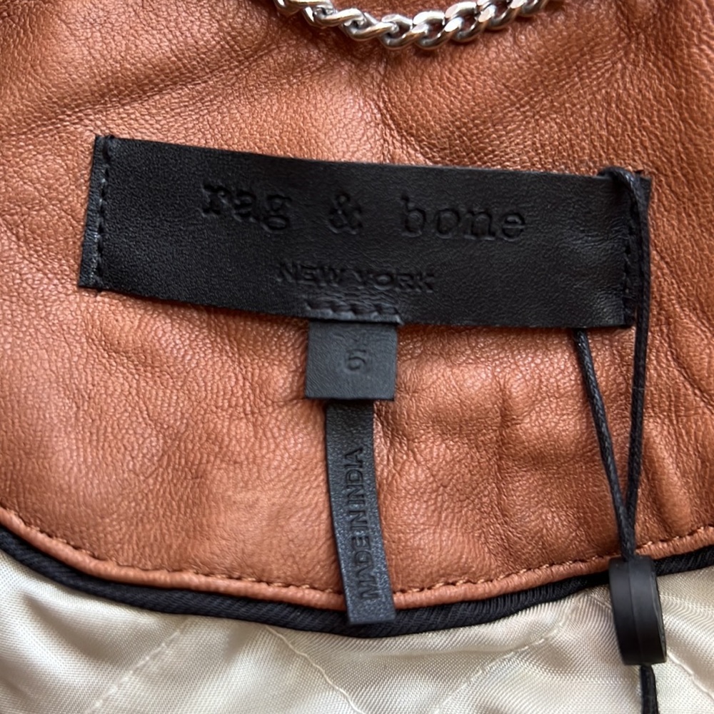 Rag & Bone Lyon Leather Jacket - Picture 11 of 14